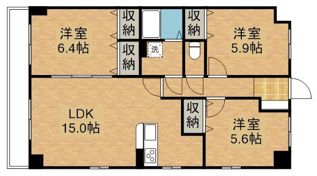 アグレアーブルの間取り