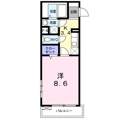 NJ文化町の間取り