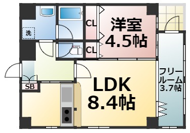 WESTRITZ巽の間取り