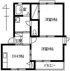 サニーハイツの間取り