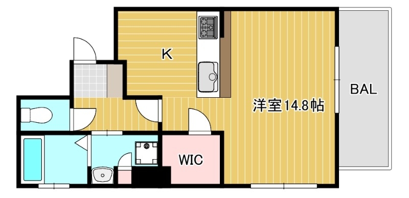 ぽぽろ比治山の間取り