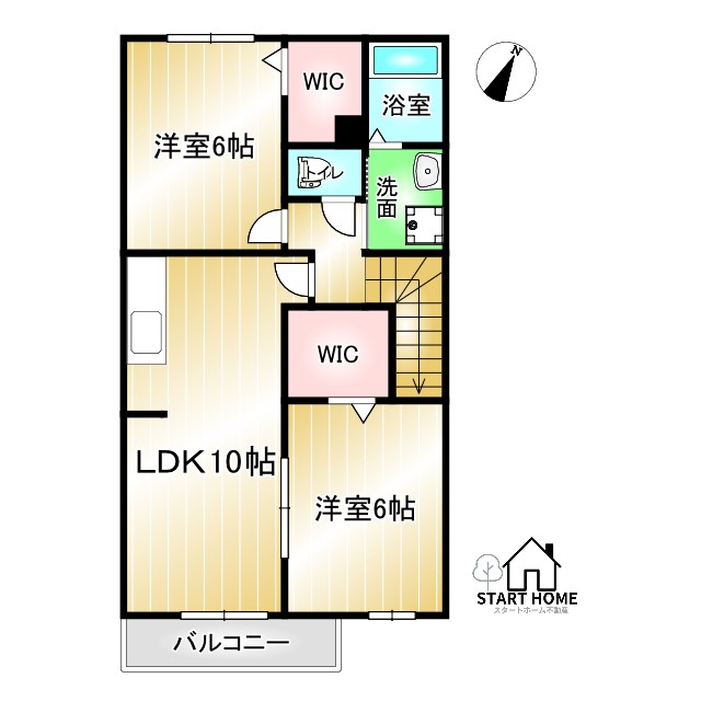 エスペランサ　Ｄの間取り