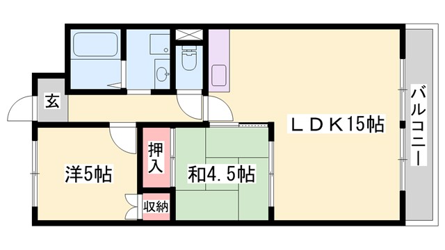 ファミーユ網干の間取り