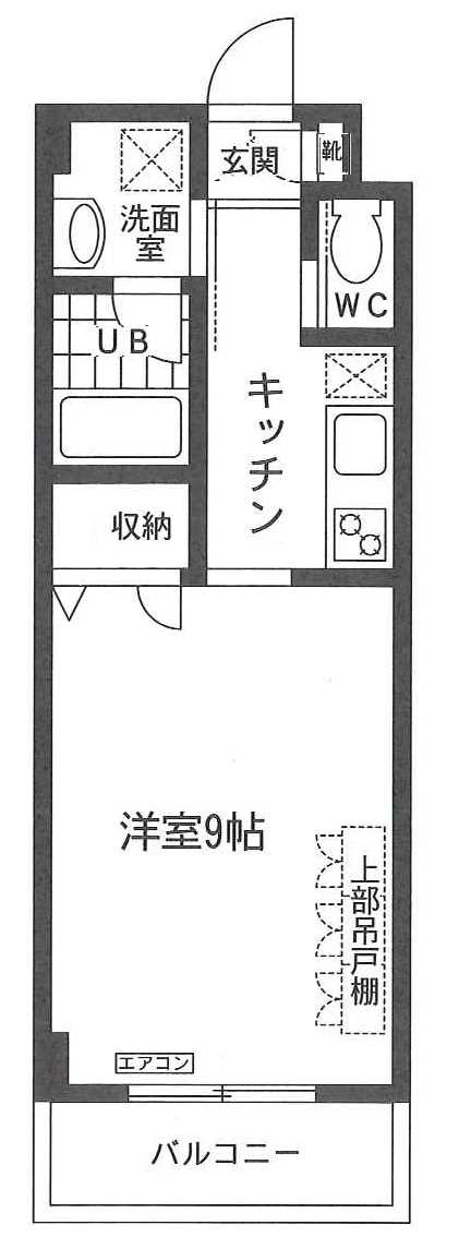 和光市新倉のマンションの間取り