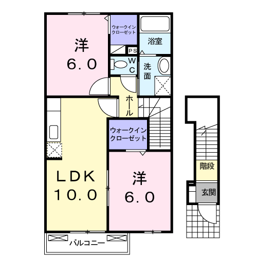 コンフォート玲の間取り