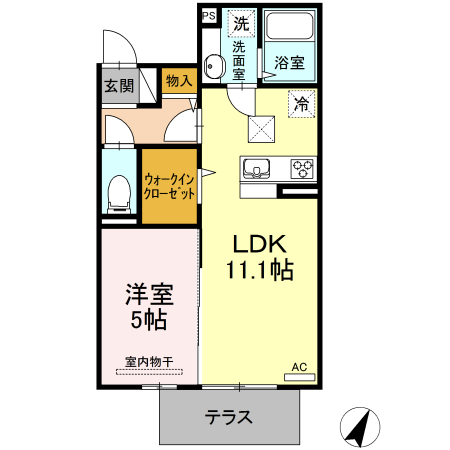 ベイ　ブランシェ中島の間取り