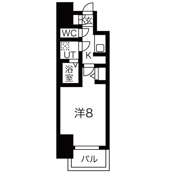 メイクス名駅太閤の間取り