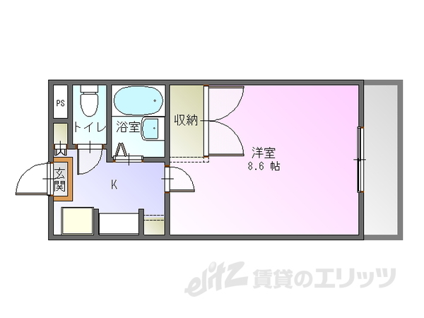 【エンゼルプラザ彦根後三条の間取り】