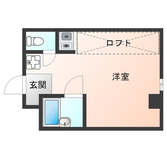 大阪市西淀川区佃のマンションの間取り