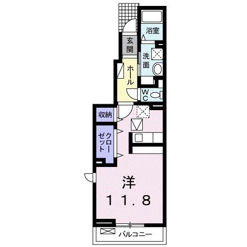 有田郡有田川町大字水尻のアパートの間取り