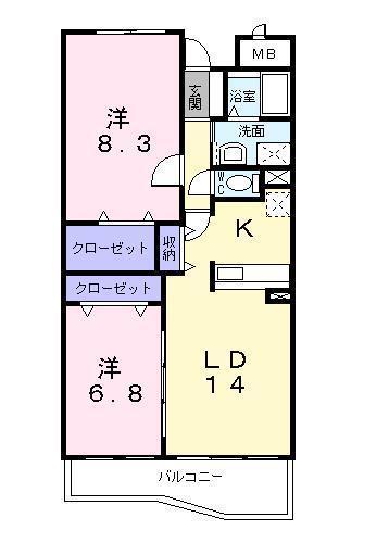 メゾンパーク寿の間取り