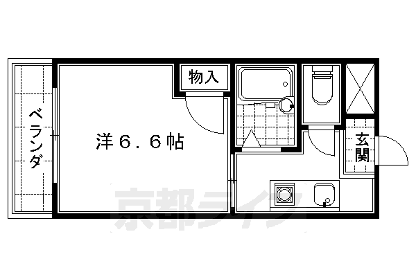 Ｓｔａｂｌｅ伏見竹田の間取り