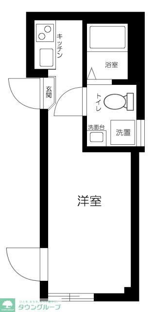 足立区青井のアパートの間取り