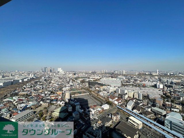 【川崎市幸区鹿島田のマンションの眺望】