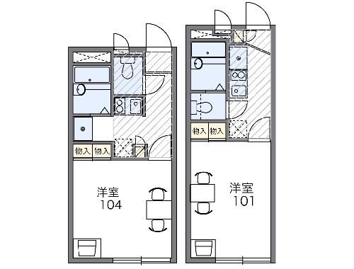 レオパレスリドの間取り