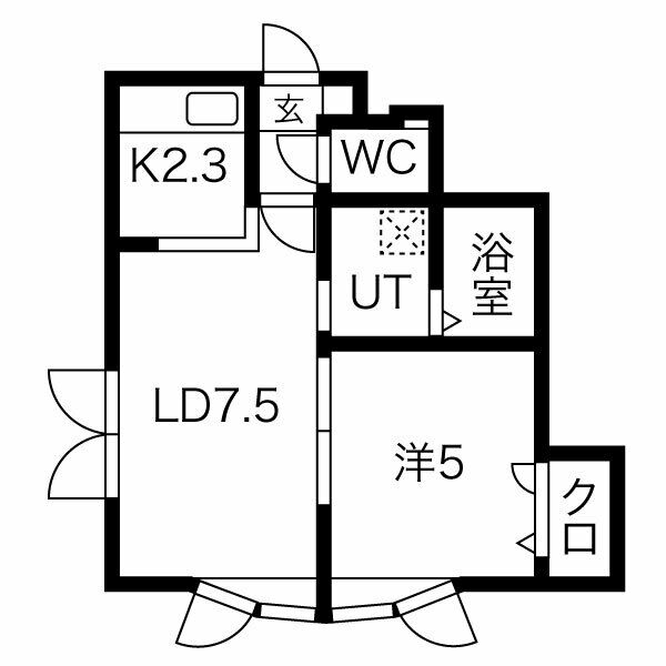 グレースノート35の間取り