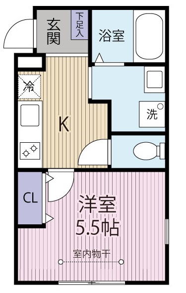 ワレア町田の間取り