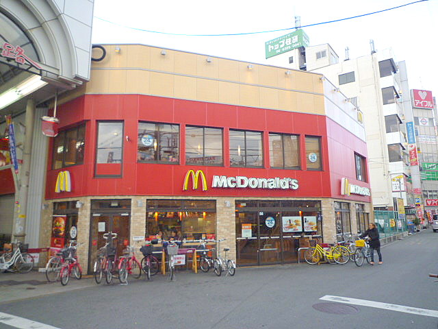 飲食店　マクドナルド 阪急淡路店（飲食店）まで655m