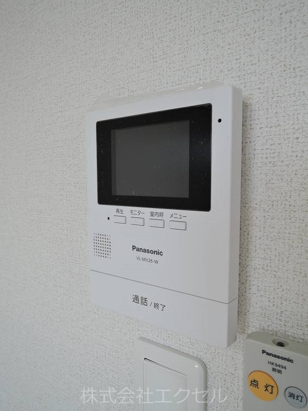 セキュリティ　来訪者の姿を確認できます。