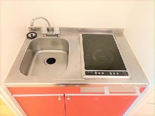 キッチン　同タイプ物件の為、形状や間取寸法、色調等が実際とは異なります