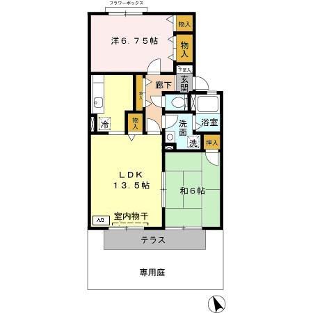 パーム・コートの間取り