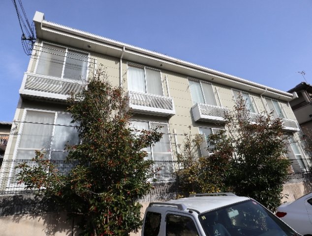 建物外観　♪単身様へ素敵な家具家電つき1K♪オシャレな外観♪仲介料無料