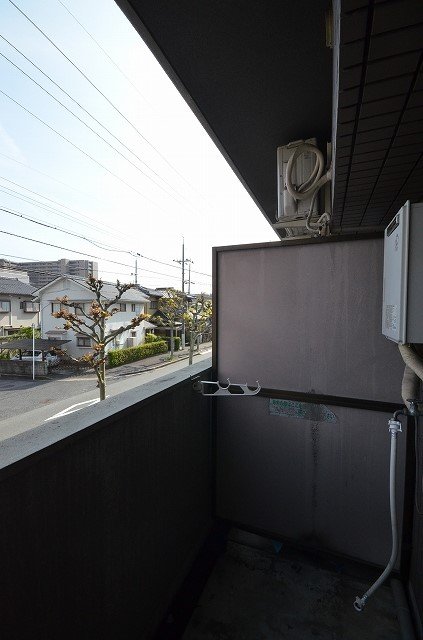 バルコニー　別号室の写真です（反転）