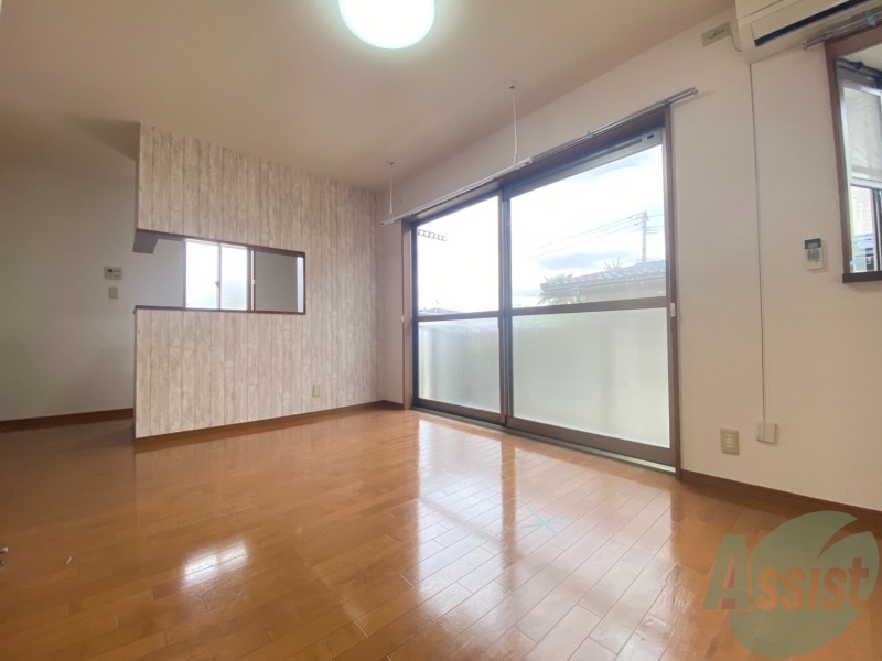 居室・リビング　１１．７帖のリビングです。広々としていますね。