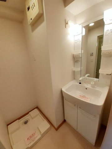 洗面設備　広い洗面スペース