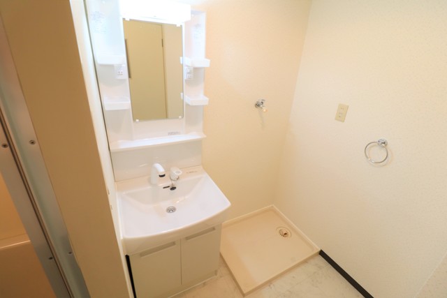 洗面設備　脱衣場