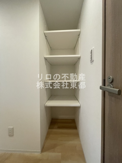 収納　奥行のある収納付です！増えがちな荷物をもスッキリ収納できます