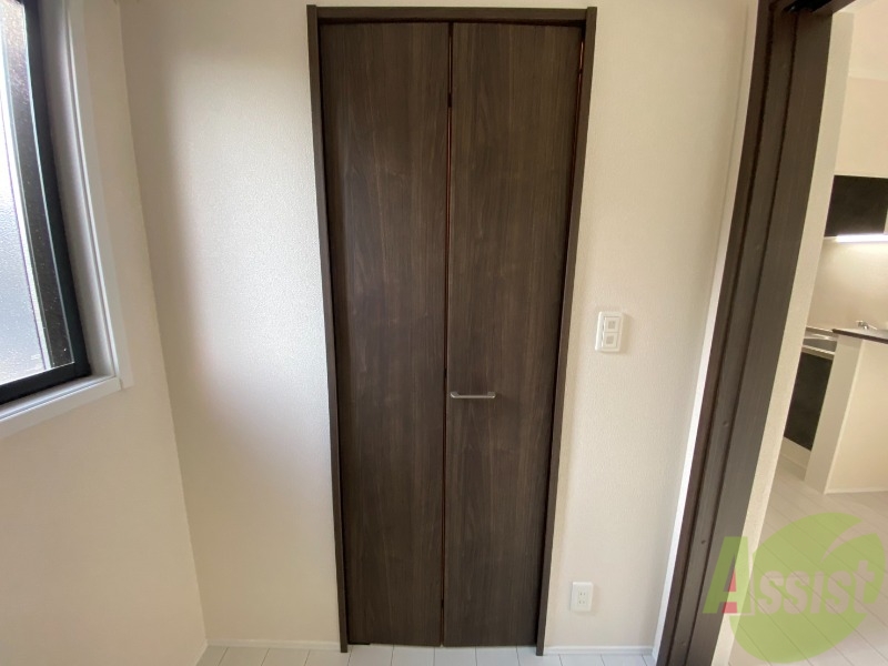 収納　ここに収納があります。収納があると部屋が広く使えます。