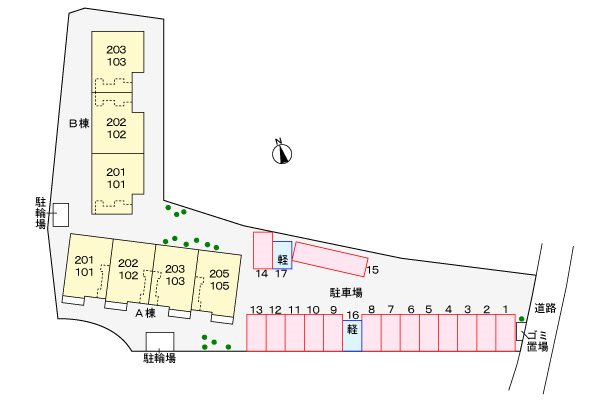 その他　駐車場配置図