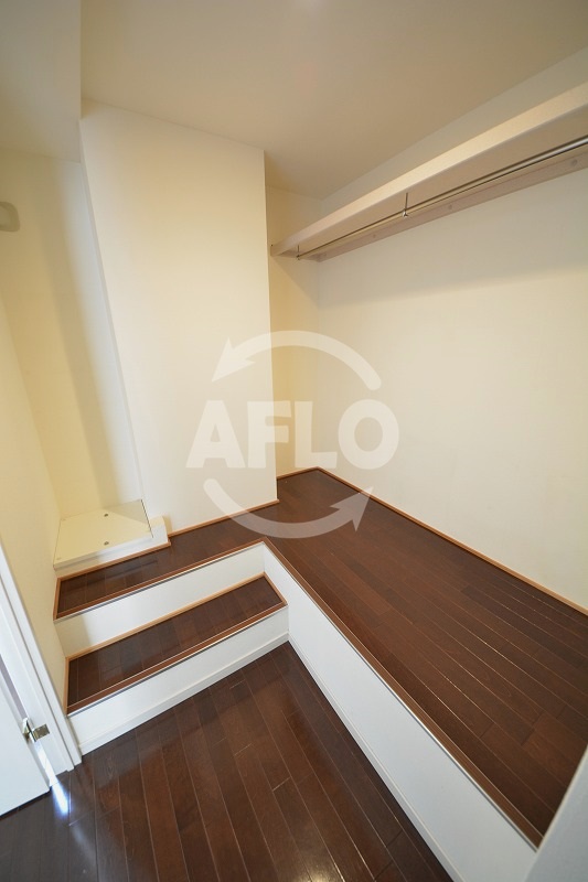 収納　FLAT INN UESHIO　ウォークインクローゼット