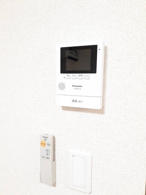 セキュリティ　来訪者の姿を確認できます。