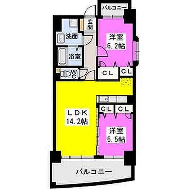 ルグラン博多駅南の間取り写真