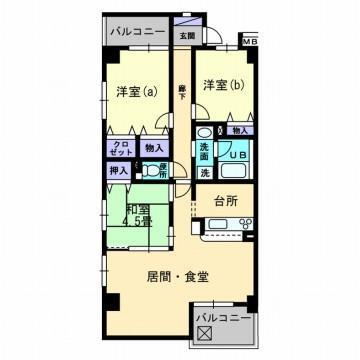 SQuare今里の間取り写真