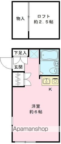 東急目黒線 洗足駅 徒歩8分 3階建 築27年の間取り写真