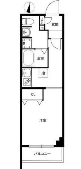CREALpremier目黒の間取り写真