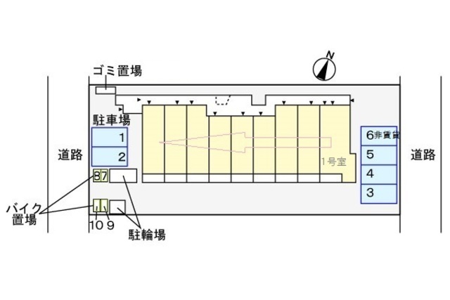その他共有部分　配置図です！