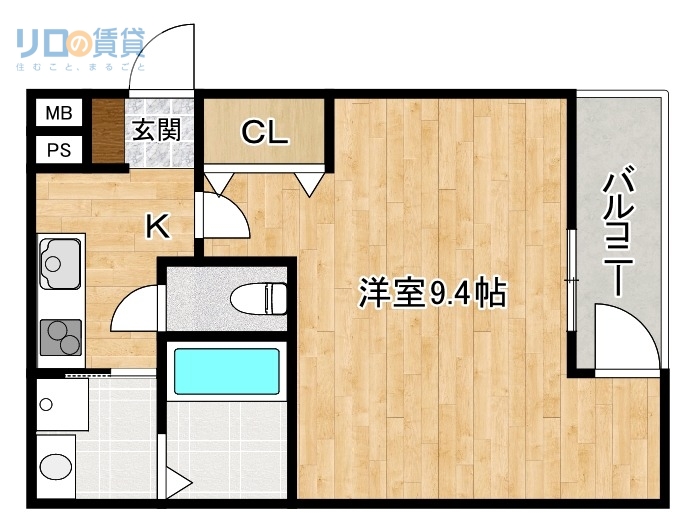 フジパレス仁川I番館の間取り写真