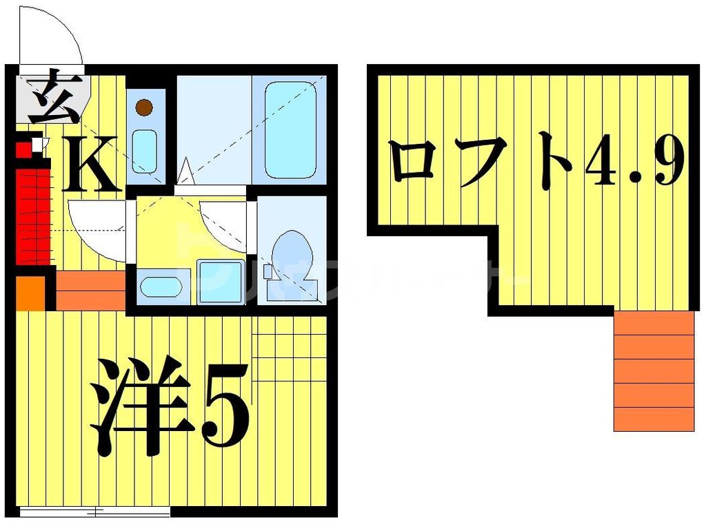 Dコート西新井の間取り写真