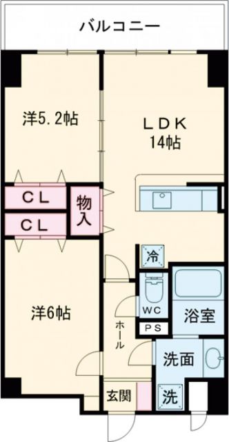 スカイグランデ千住の間取り写真