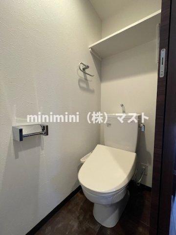 地下鉄御堂筋線 大国町駅 徒歩9分 15階建 築7年のトイレ写真