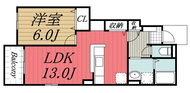 ＪＲ内房線 長浦駅 バス乗車時間：7分 最寄りバス停で下車 徒歩3分 2階建 築12年の間取り写真