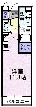 アンソレイエ Iの間取り写真