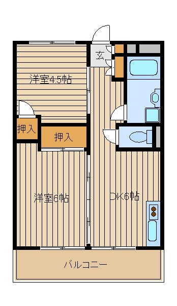 ビレッジハウス向台の間取り写真