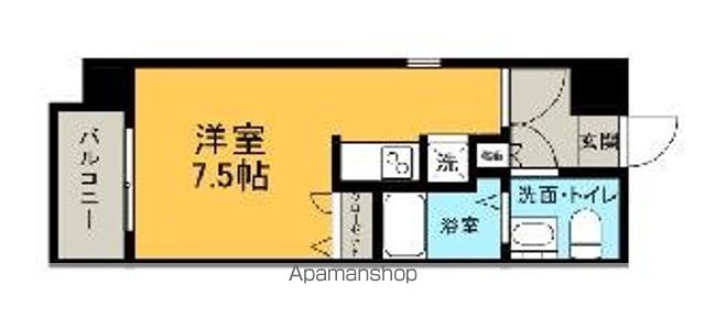 地下鉄七隈線 渡辺通駅 徒歩10分 10階建 築18年の間取り写真