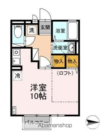 小田急小田原線 本厚木駅 徒歩20分 2階建 築28年の間取り写真