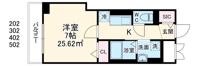 Eastview Palaceの間取り写真